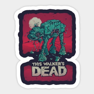 Walker's Dead Sticker